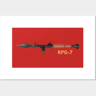 RPG-7 Soviet Grenade Launcher Posters and Art